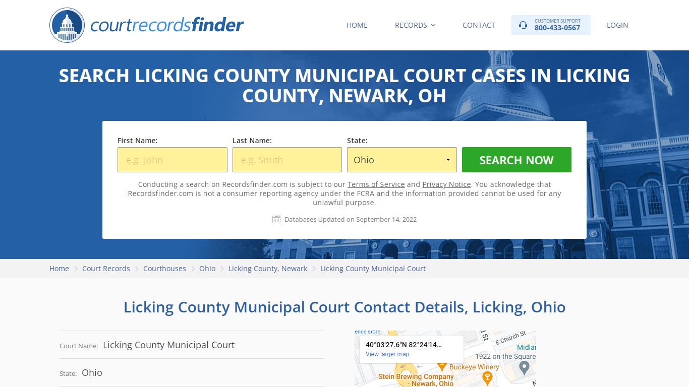 Licking County Municipal Court Case Search - Licking County, OH ...